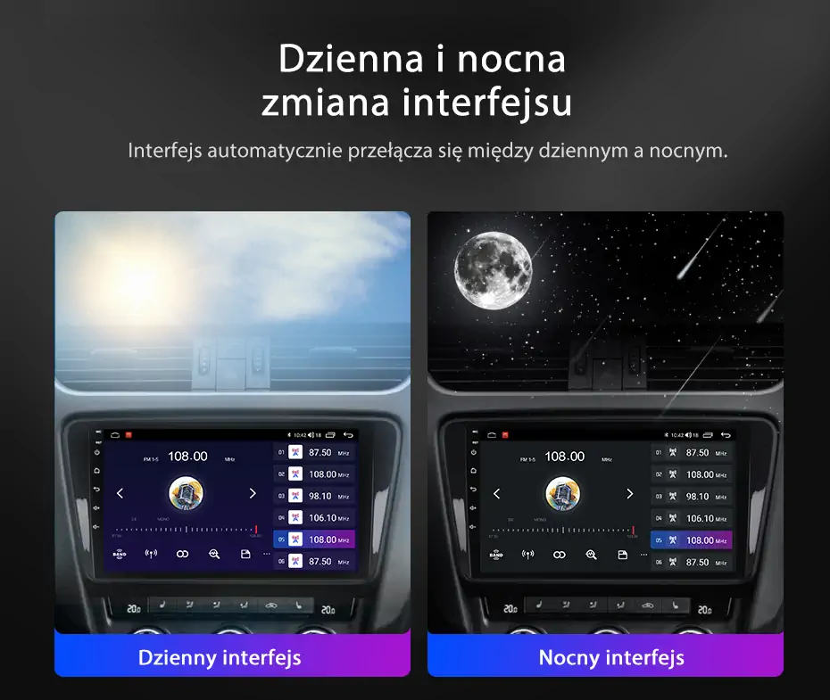 zmiana Trybu pracy:Dzień/Noc 